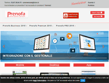Tablet Screenshot of prenofa.it